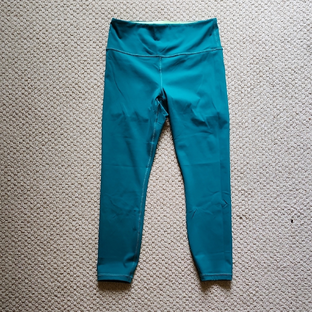 Teal High-Waisted Leggings